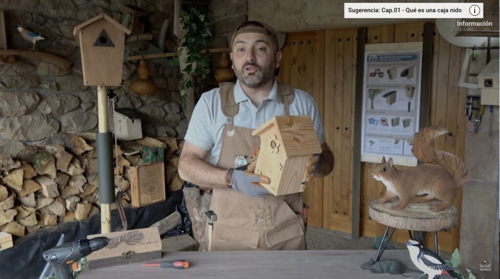 Portada vídeo protección cajas nido frente a depredadores